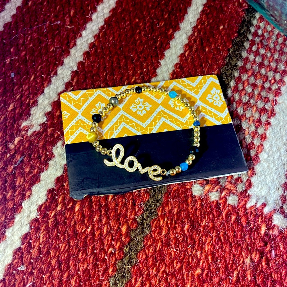 Handmade love bracelet